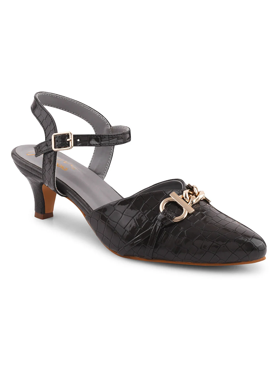 Ankle Strap Bellie Heels With Bows - Image 11