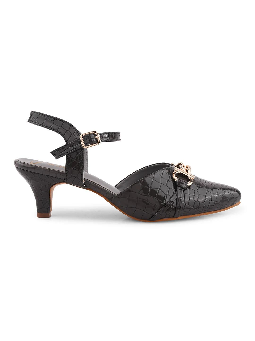 Ankle Strap Bellie Heels With Bows - Image 12