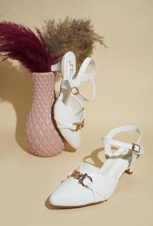 Ankle Strap Bellie Heels With Bows - Image 13