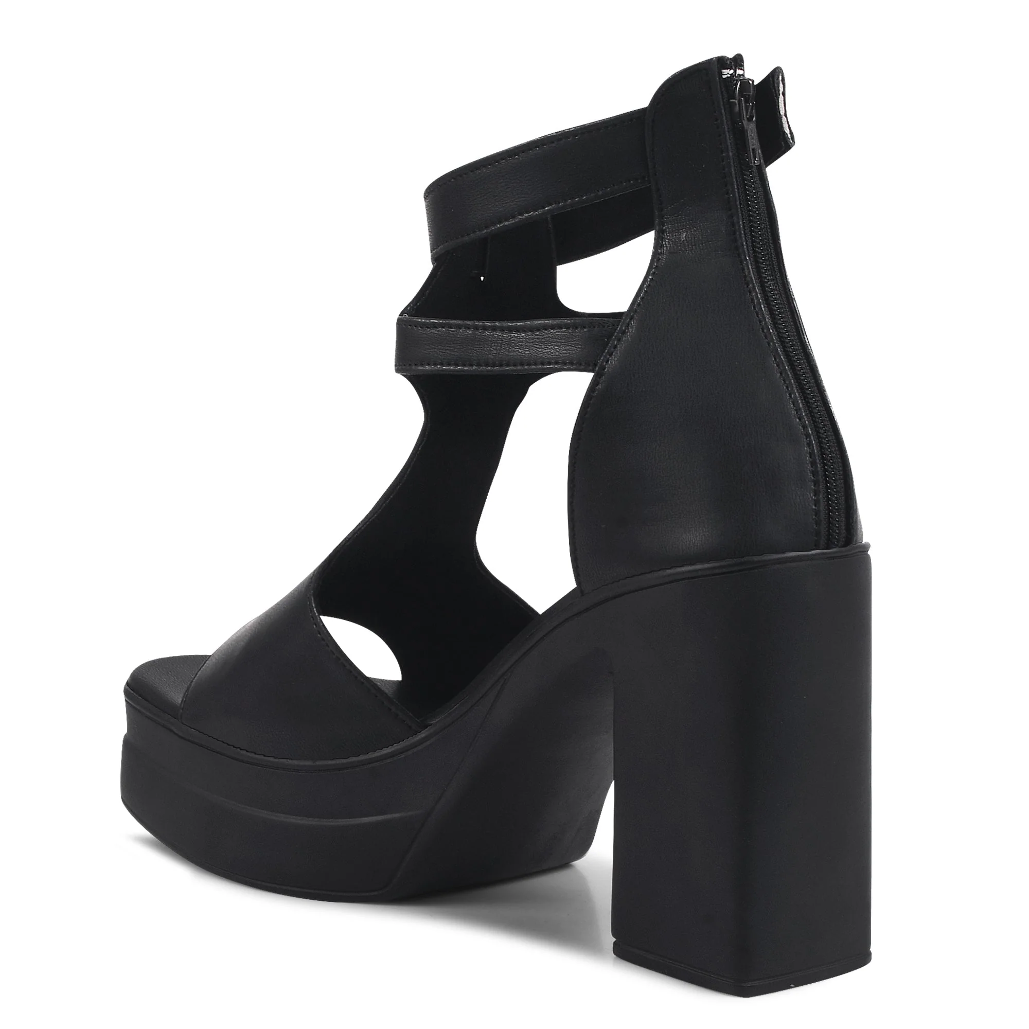 Ankle Strap Block Heels - Image 5