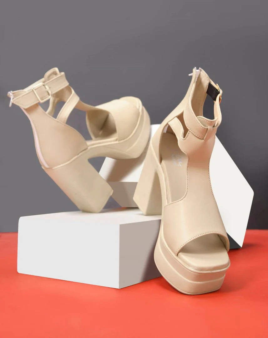 Ankle Strap Block Heels - Image 9