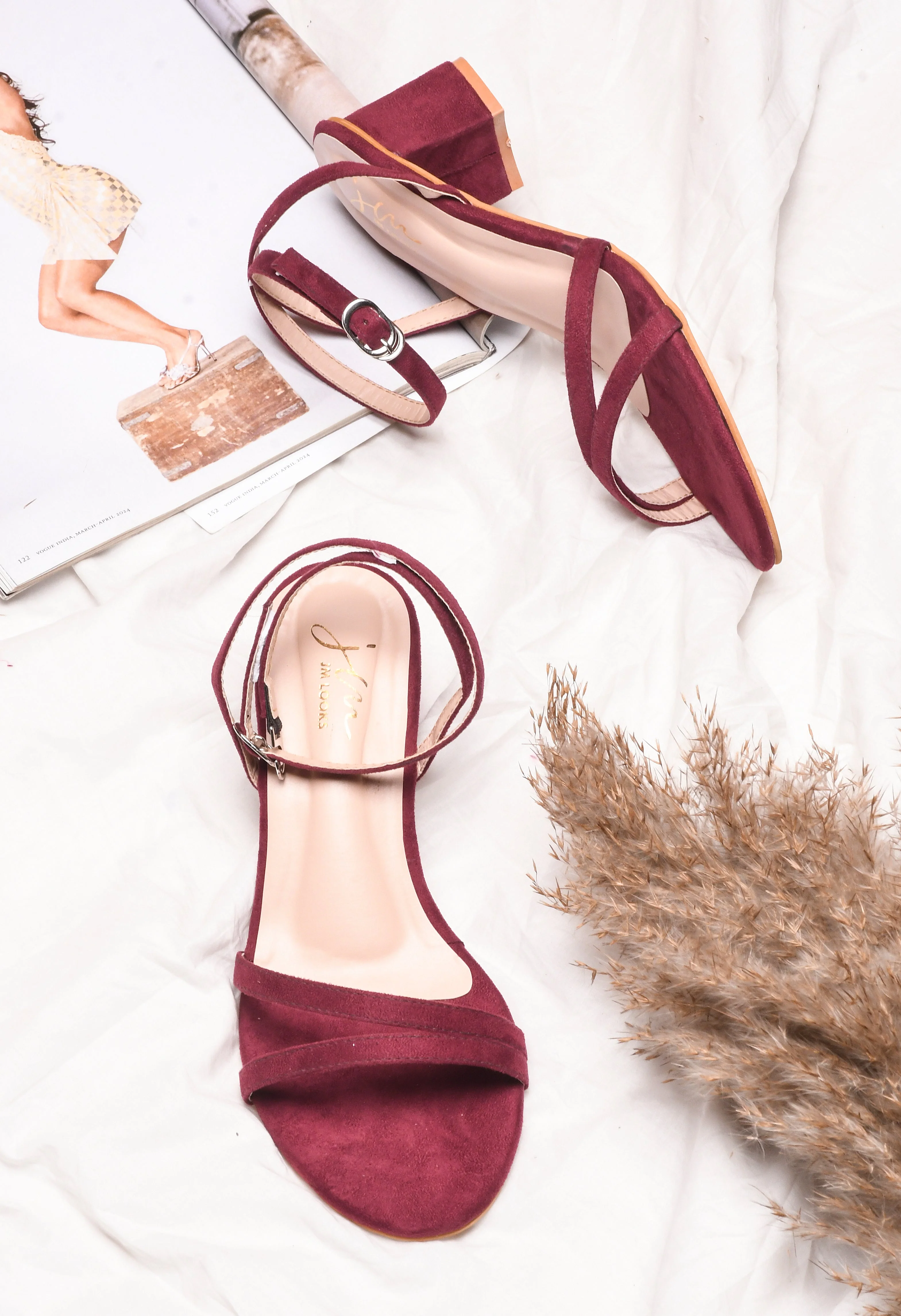 Jm Looks Women's Block Heel Ankle Strap Sandals - Image 10