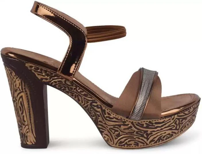 Ankle-Strap Chunky Heeled Sandals - Image 2