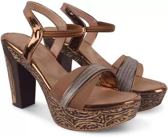 Ankle-Strap Chunky Heeled Sandals - Image 4