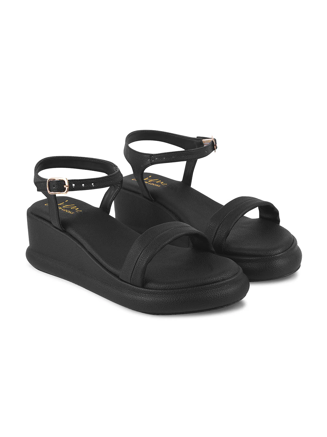 JM Looks Platform Wedge Sandals - Image 5