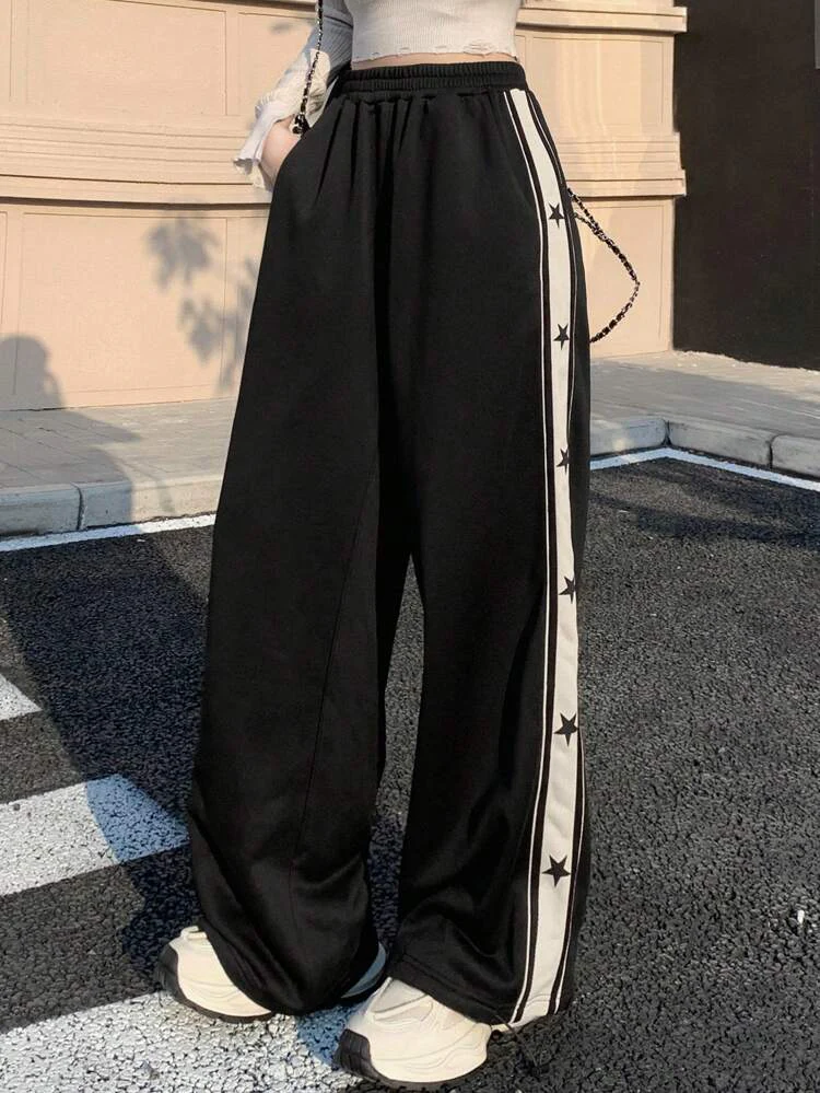 Baggy Wide-Leg Track Pants - Image 3