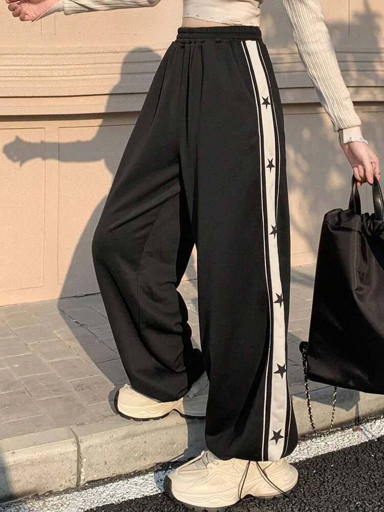 Baggy Wide-Leg Track Pants - Image 4