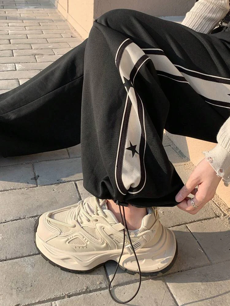 Baggy Wide-Leg Track Pants - Image 5