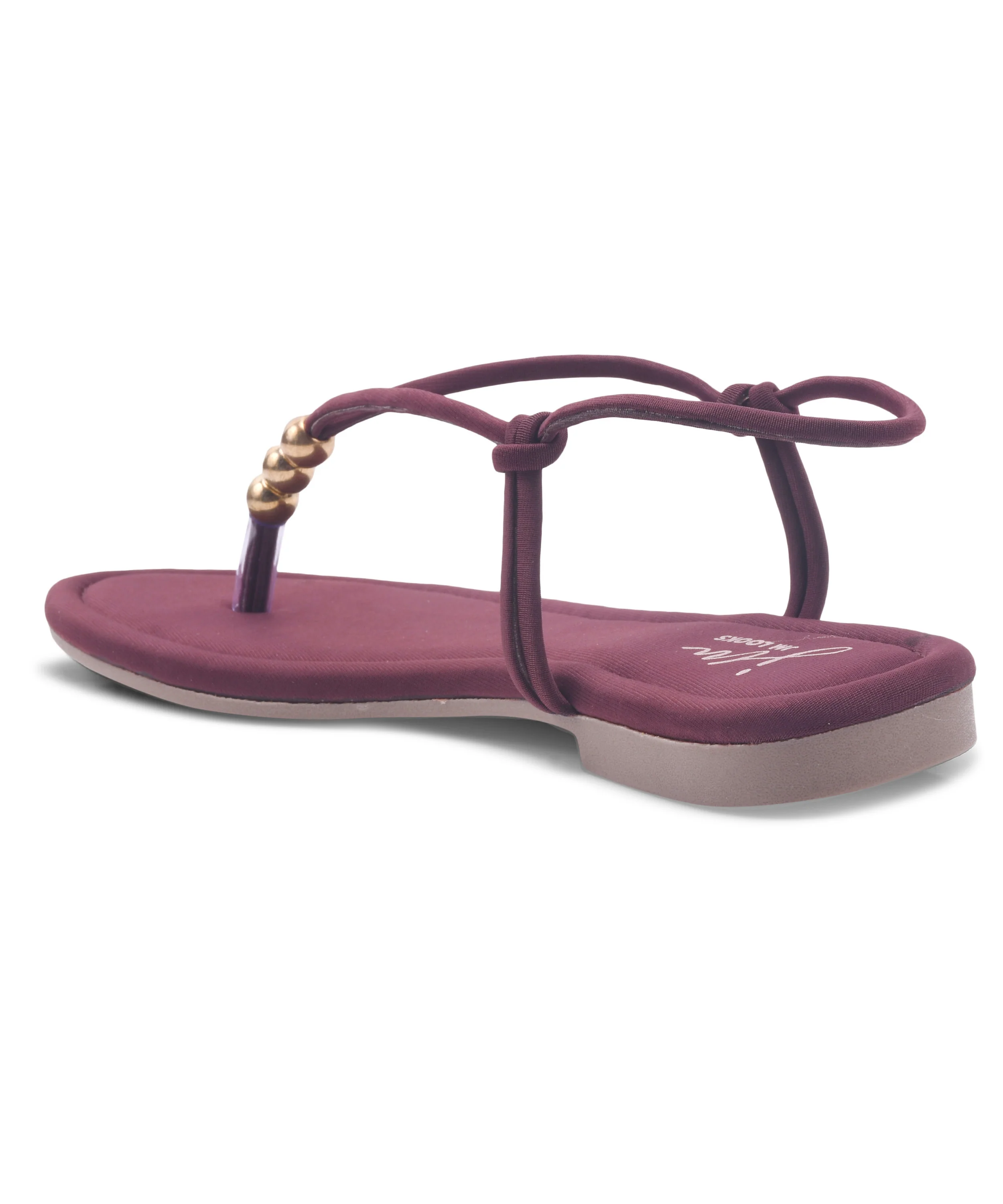 Beaded Strap Flat Toe Ring Sandals - Image 18