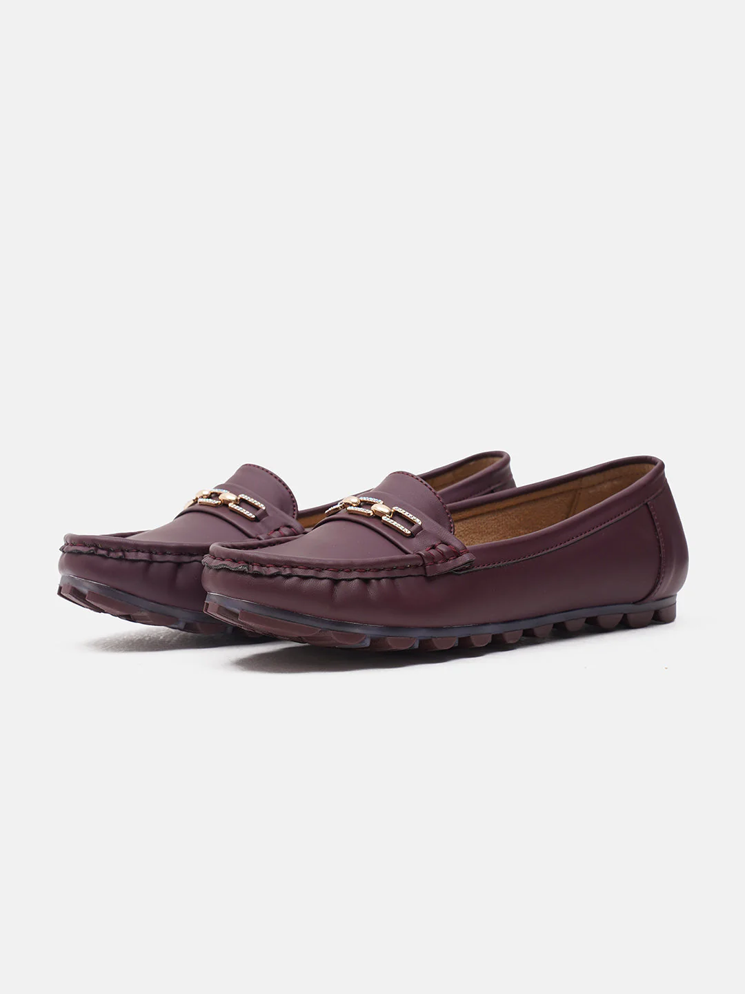 JM Looks Metal Bit Detail Driving Loafers - Image 11