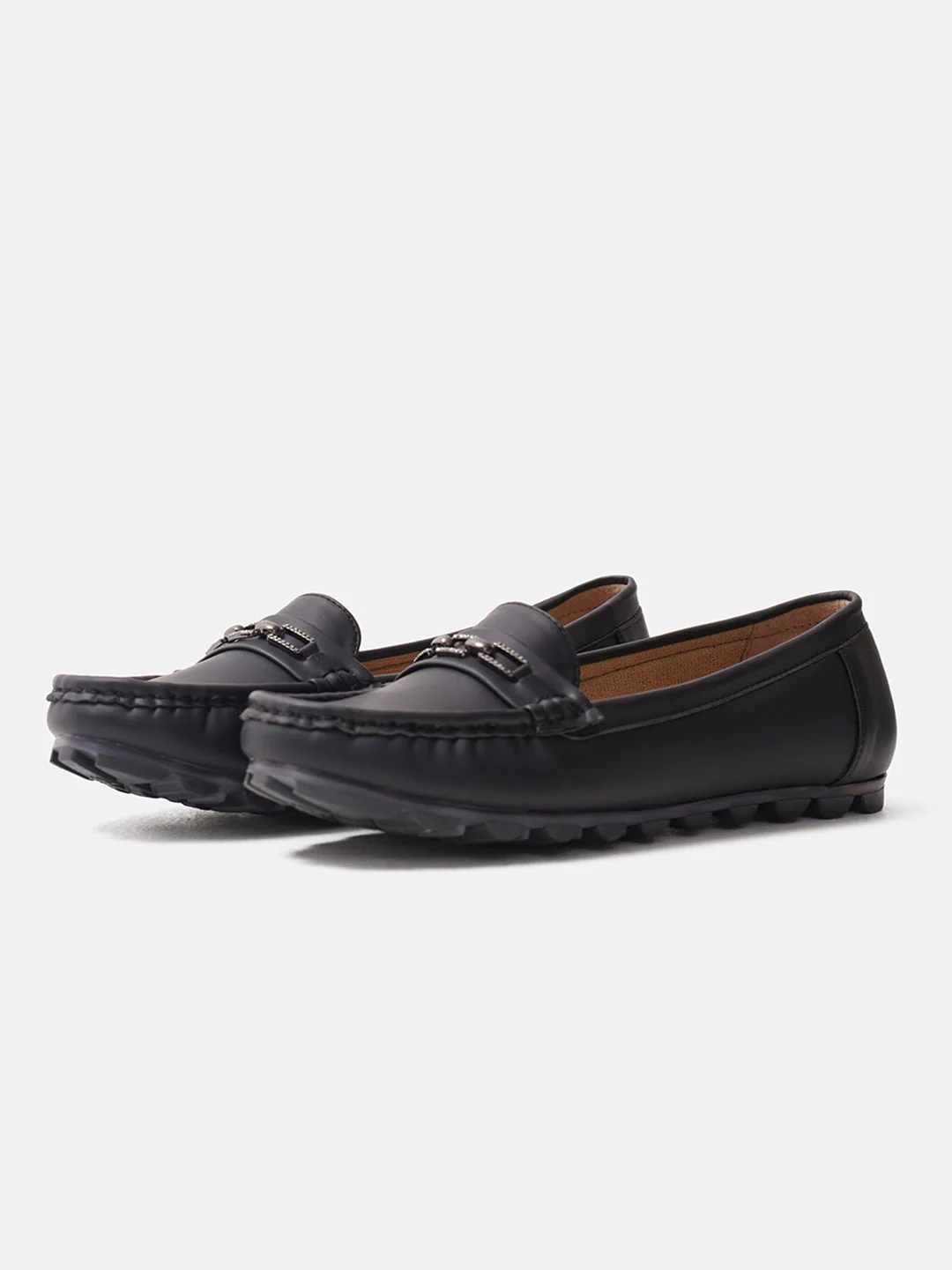 JM Looks Metal Bit Detail Driving Loafers - Image 17