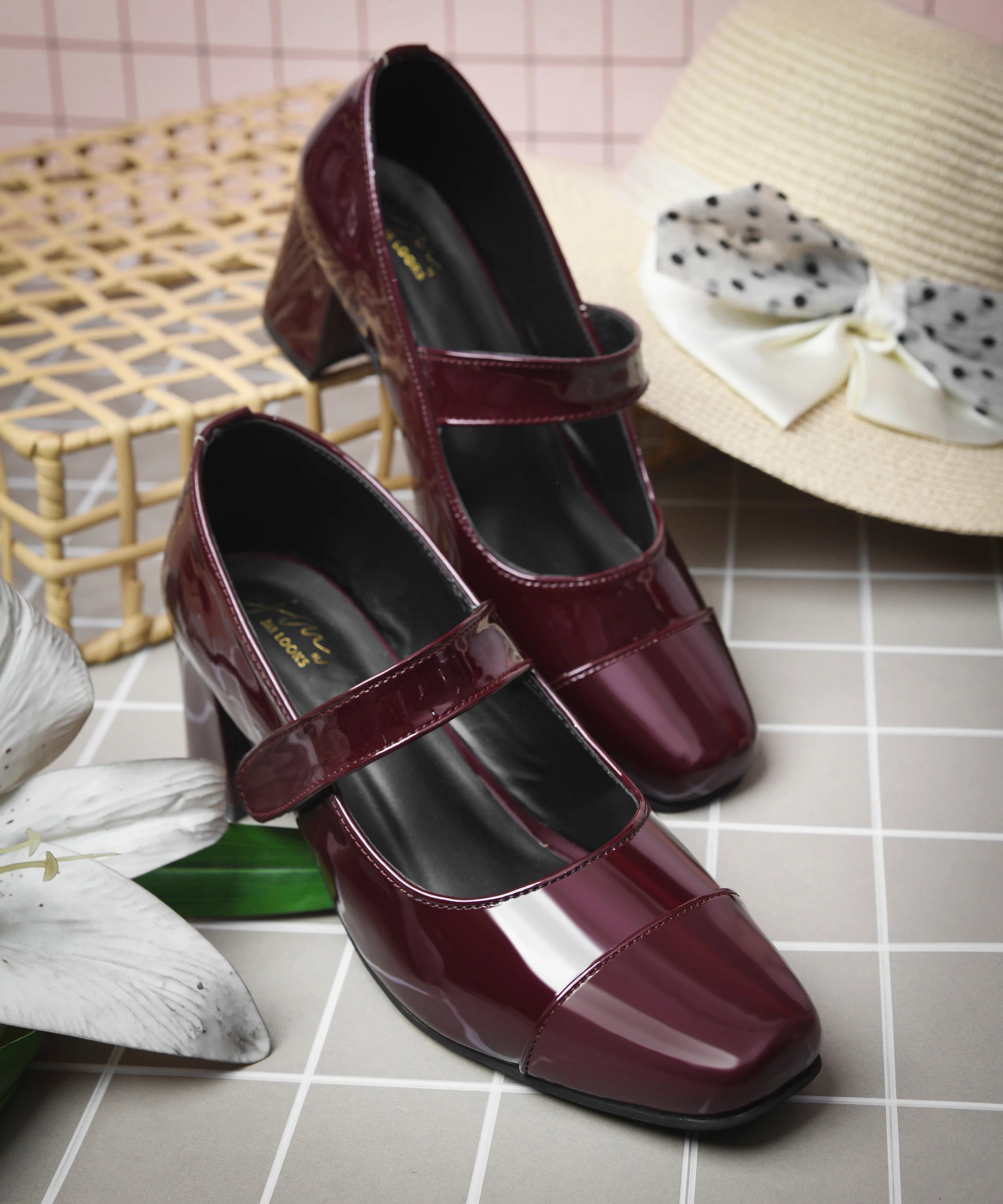 Block Heel Mary Jane Pumps - Image 10