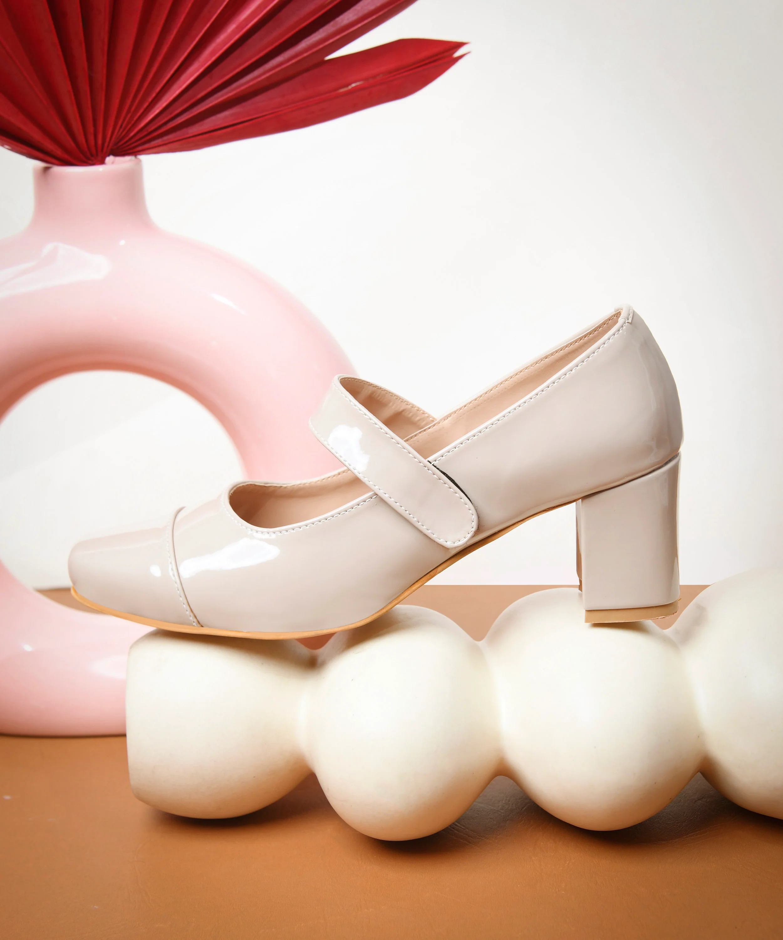 Block Heel Mary Jane Pumps - Image 15