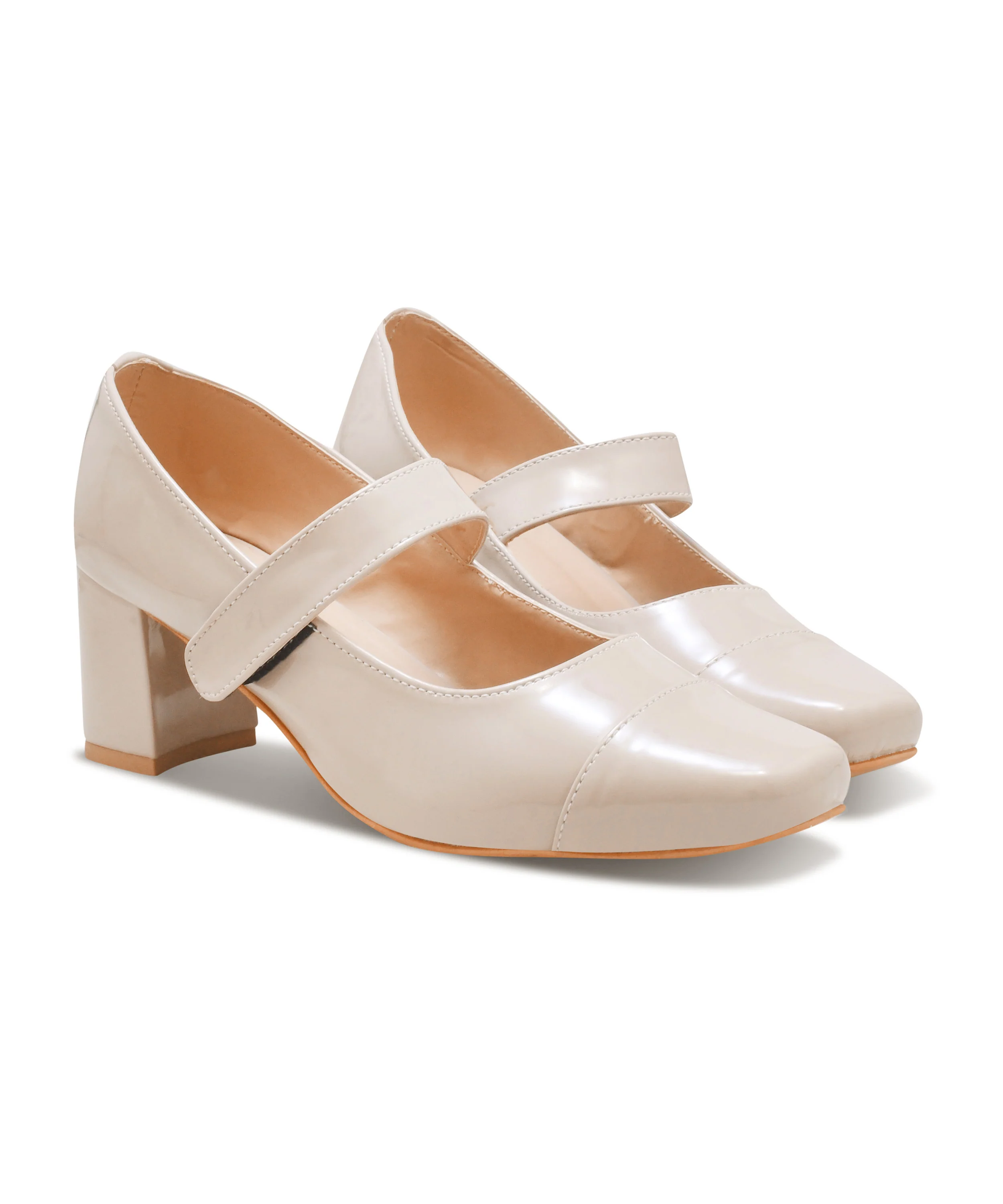 Block Heel Mary Jane Pumps - Image 17