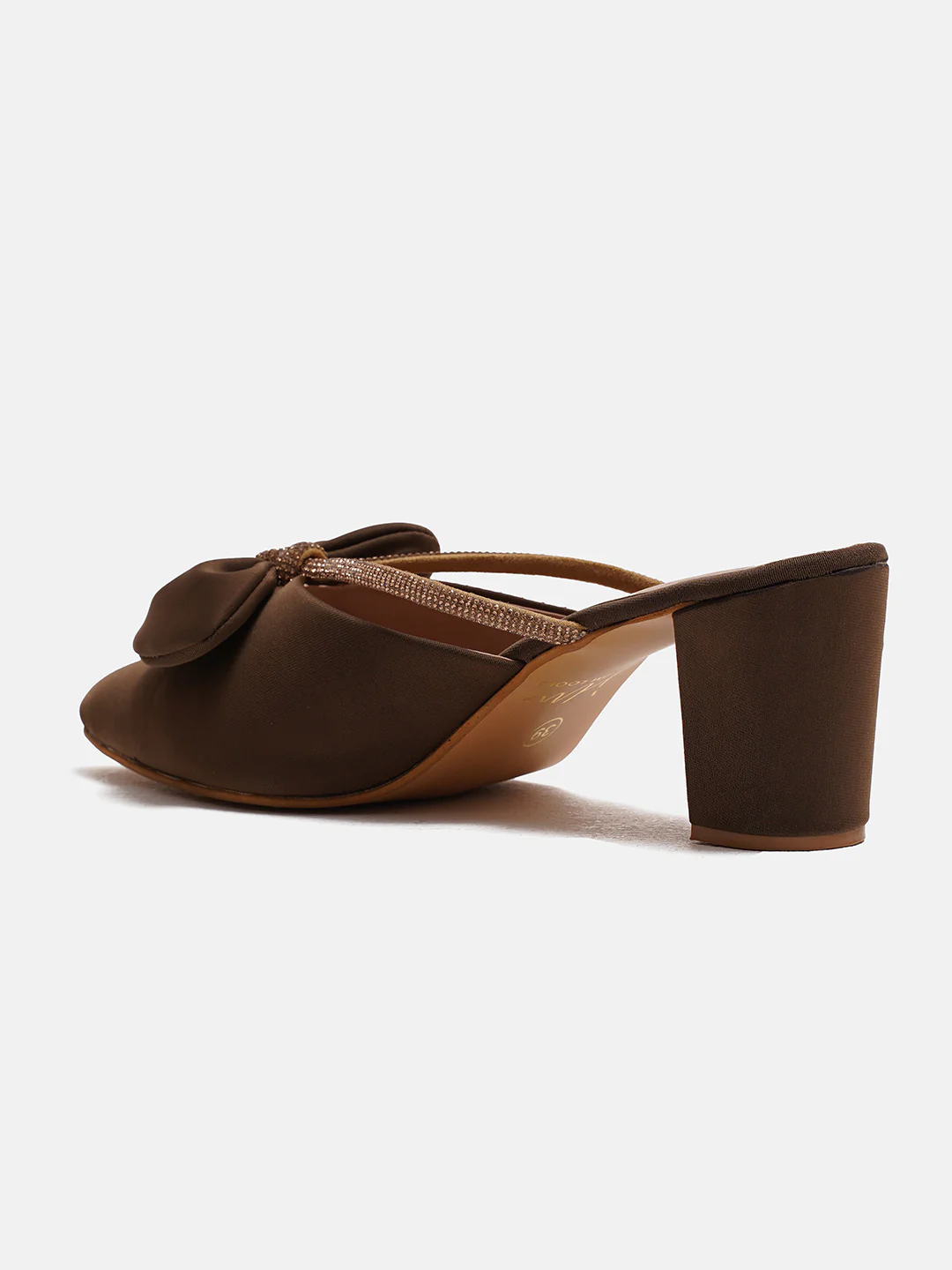 Block Heel Mules with Bow Embellishment - Image 15