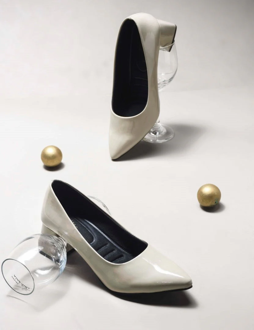 Jm Looks Elegant Pointed Toe Block Heel Pumps - Image 9