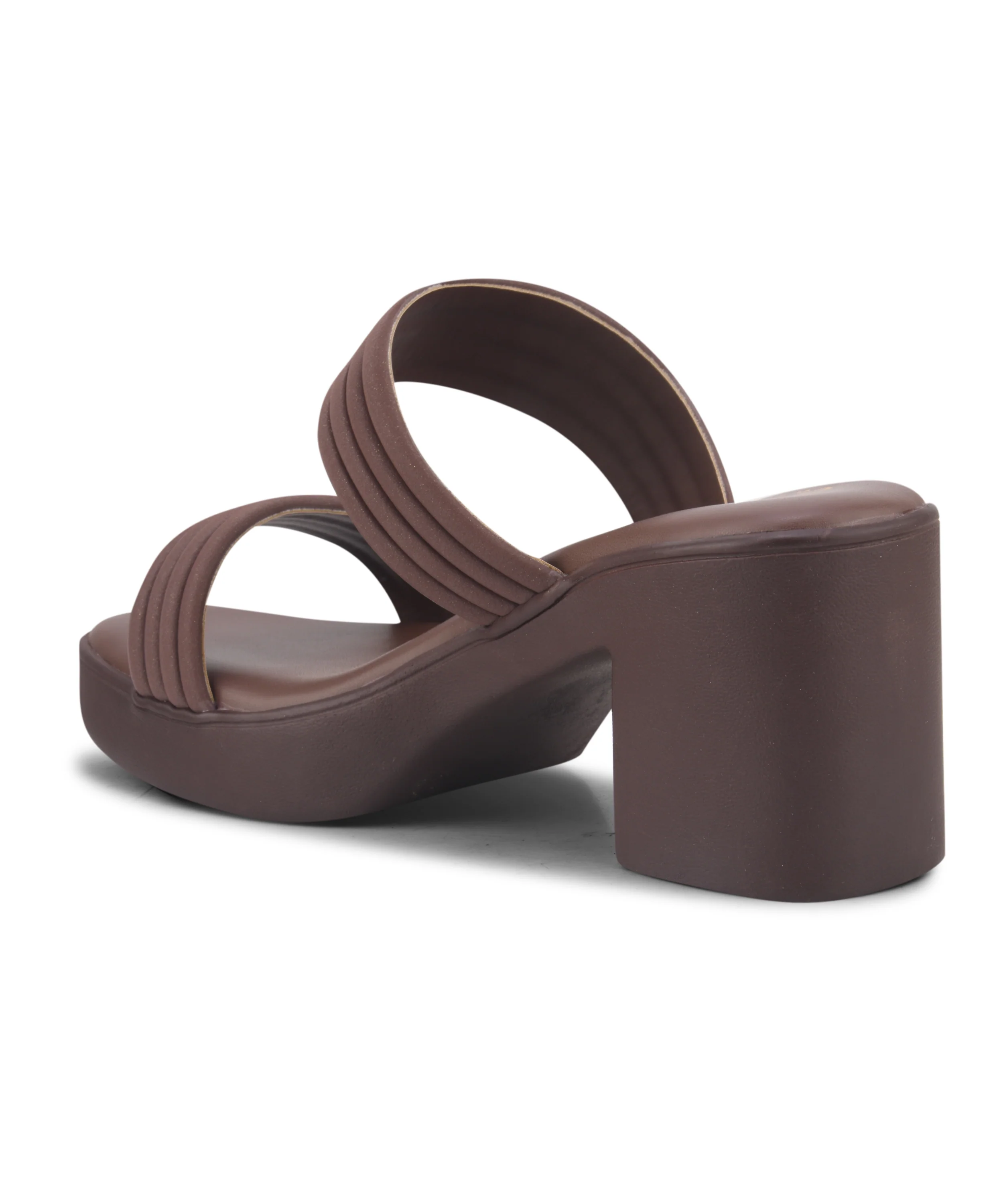 Block Heel Sandals with Multi Strap Design - Image 18