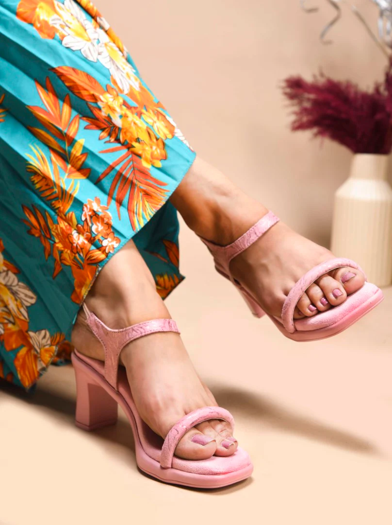 Jm Looks Block Heel Ankle Strap Sandals - Image 14
