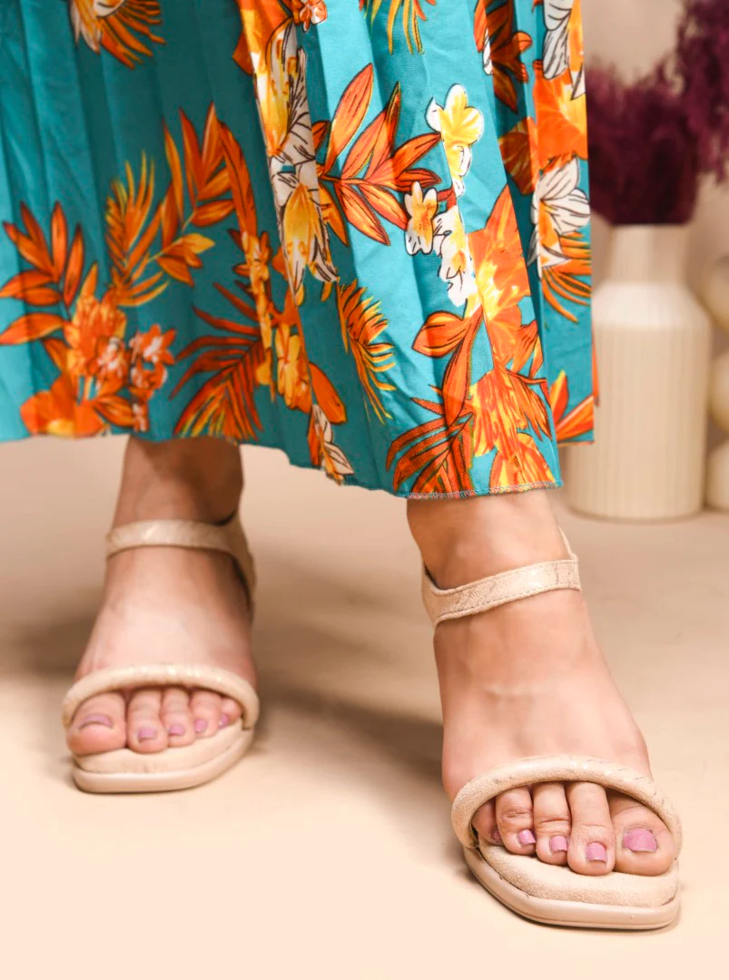 Jm Looks Block Heel Ankle Strap Sandals - Image 8