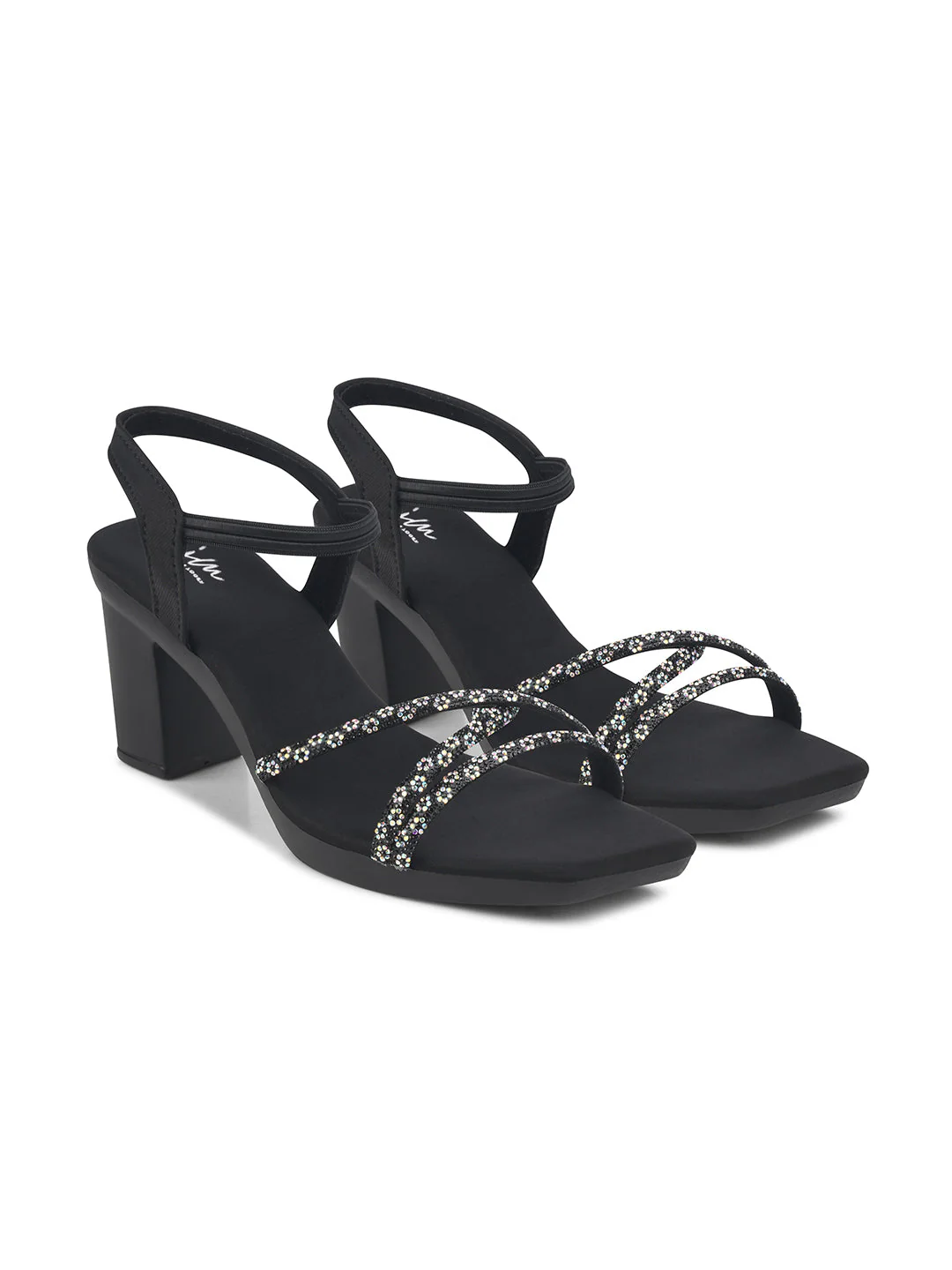 Jm Looks Embellished Block Heels for Women - Image 5