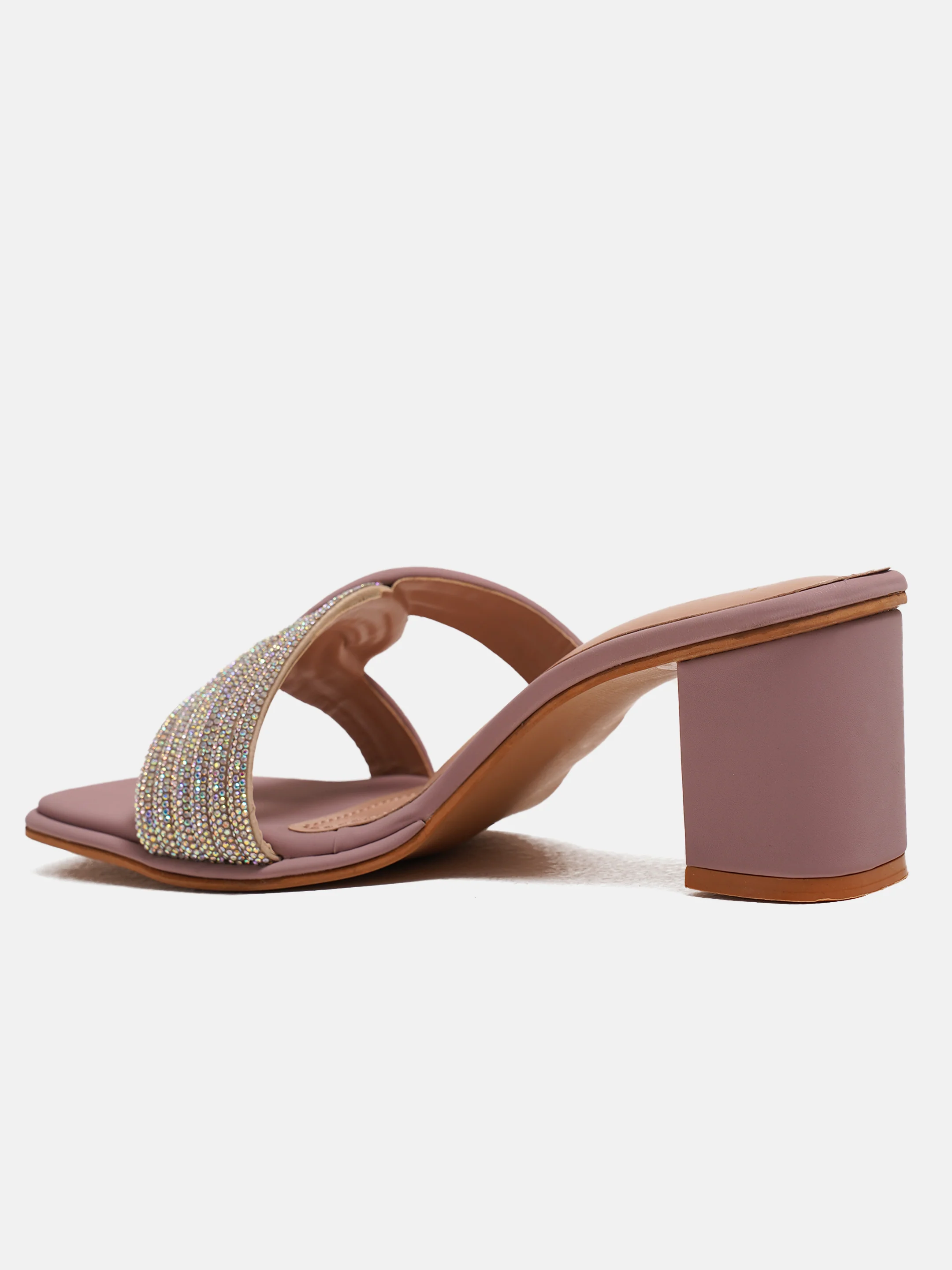 Block Heel Slides with Decorative Knot Detail - Image 18