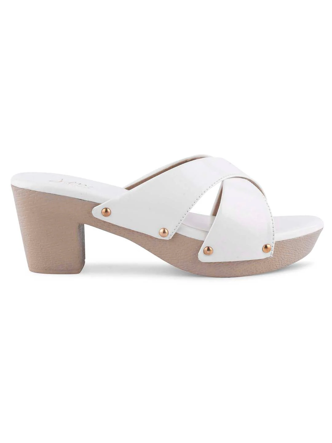 Jm Looks Women's Criss-Cross Block Heel Sandals - Image 23