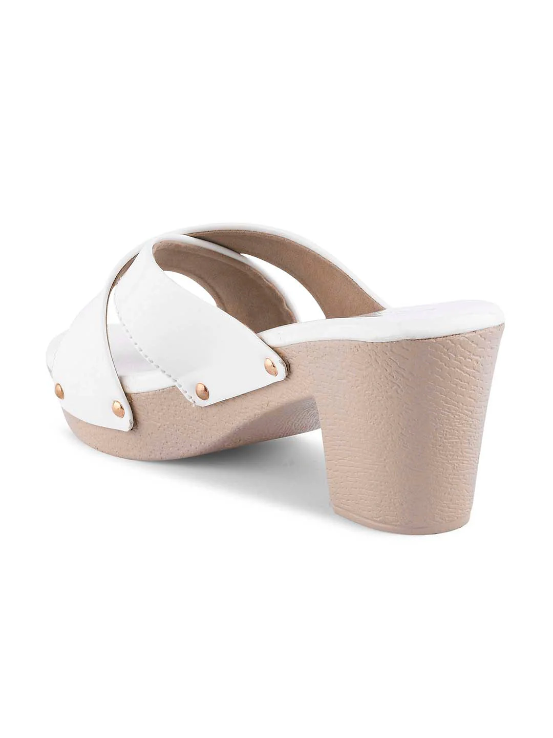 Jm Looks Women's Criss-Cross Block Heel Sandals - Image 24