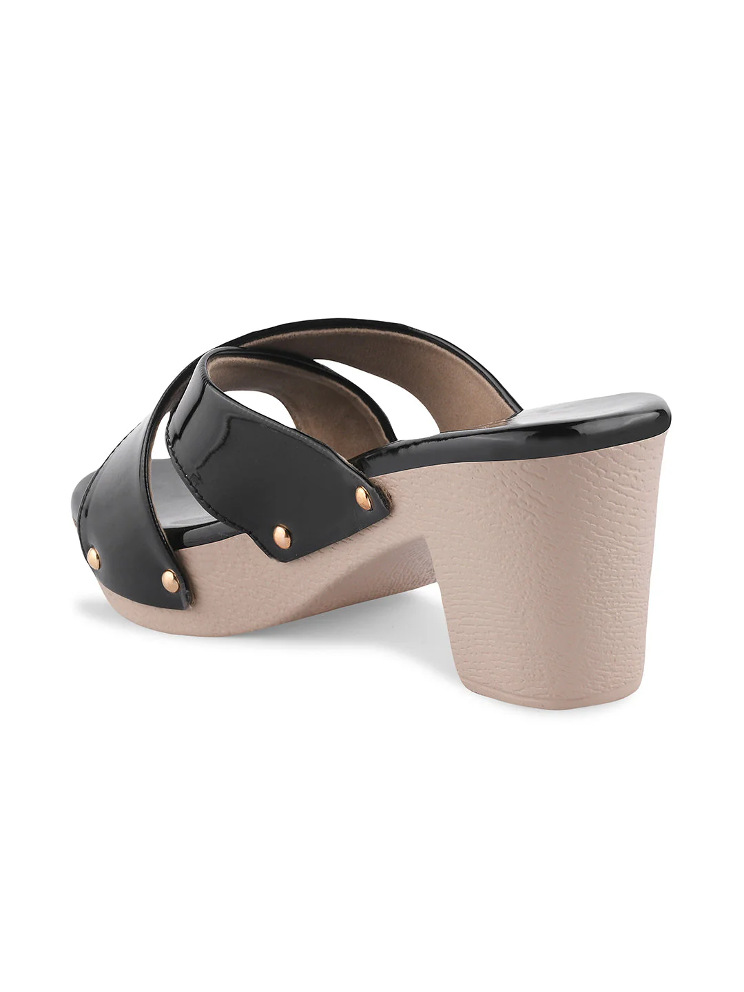 Jm Looks Women's Criss-Cross Block Heel Sandals - Image 8