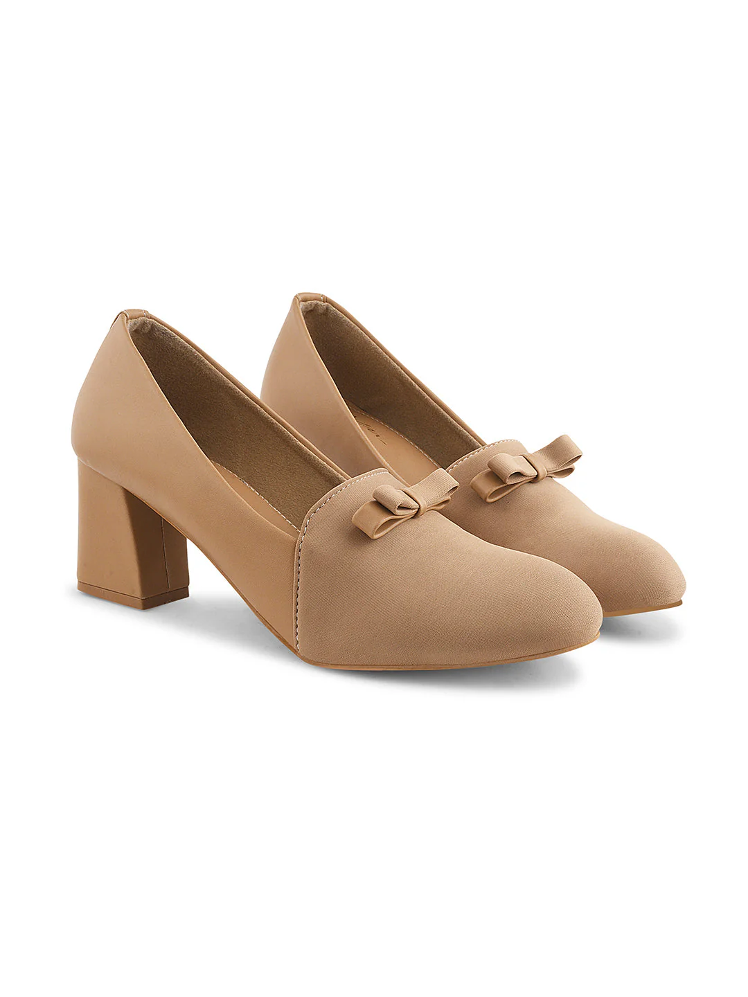 Jm Looks Elegant Block Heel Pumps for Women & Girls - Image 11