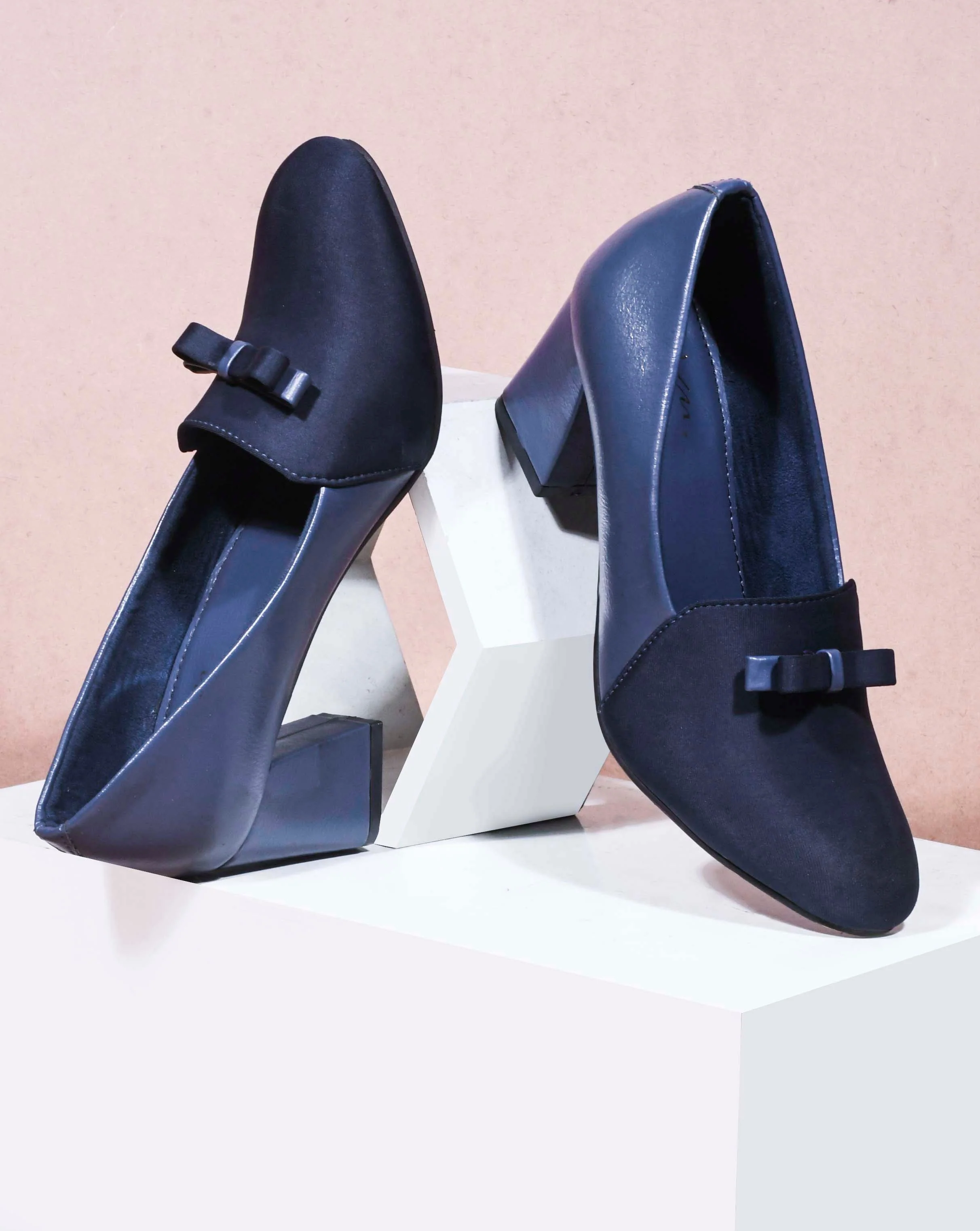 Jm Looks Elegant Block Heel Pumps for Women & Girls - Image 13