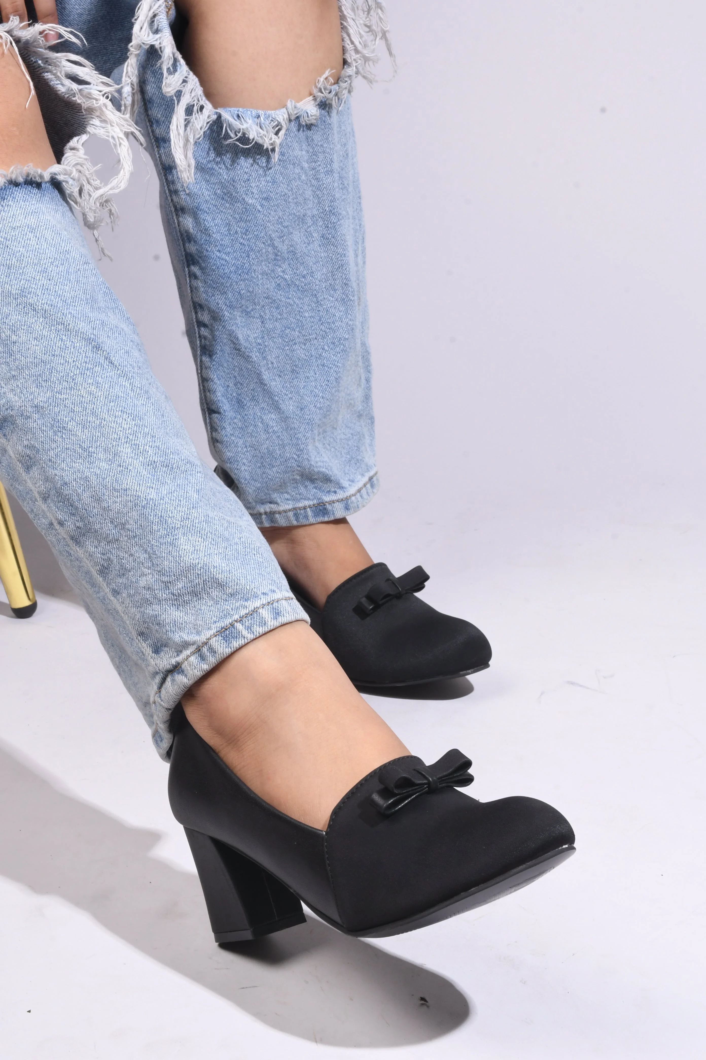 Jm Looks Elegant Block Heel Pumps for Women & Girls - Image 5