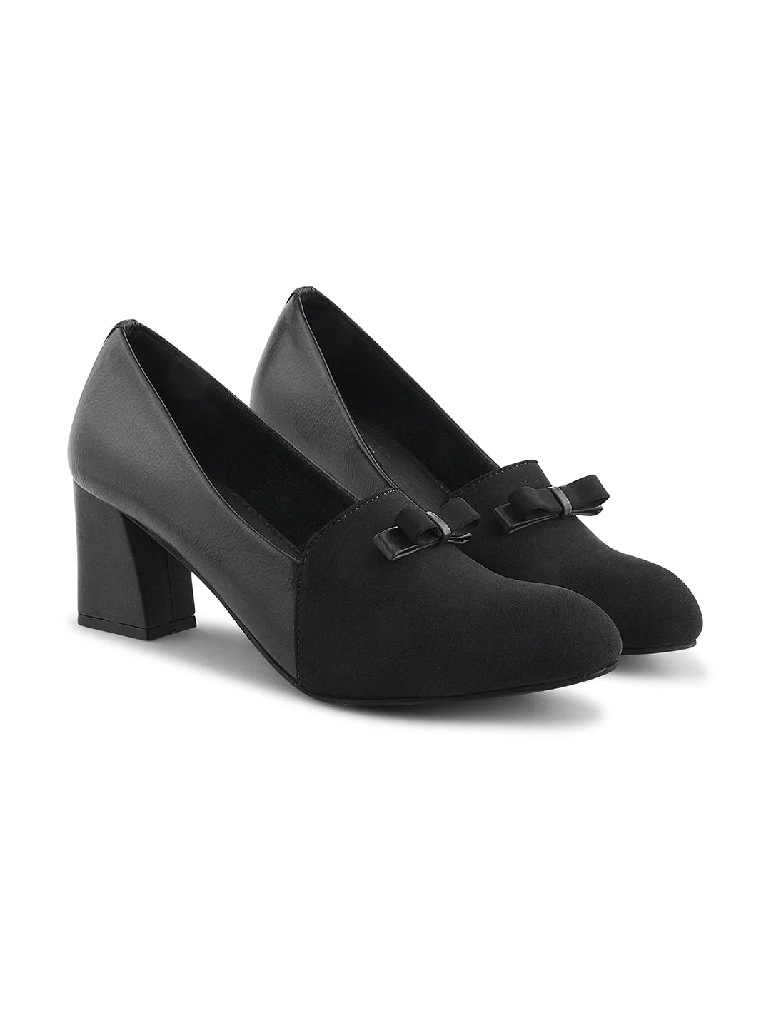 Jm Looks Elegant Block Heel Pumps for Women & Girls - Image 7
