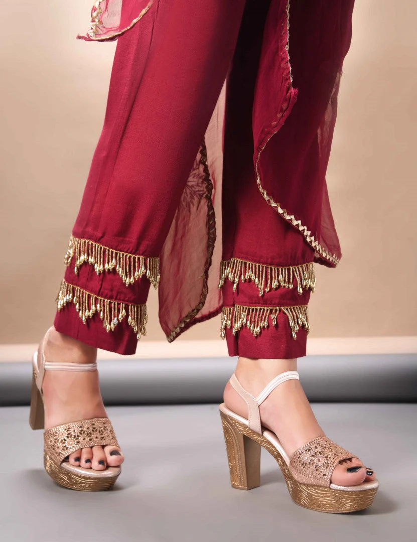 Jm Looks Glamourous Block Heel Sandals for Women - Image 2