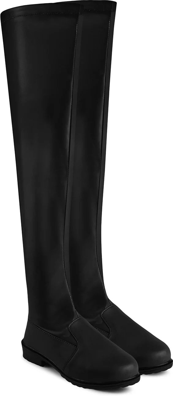 Faux Leather boots Knee-high for women - Image 5