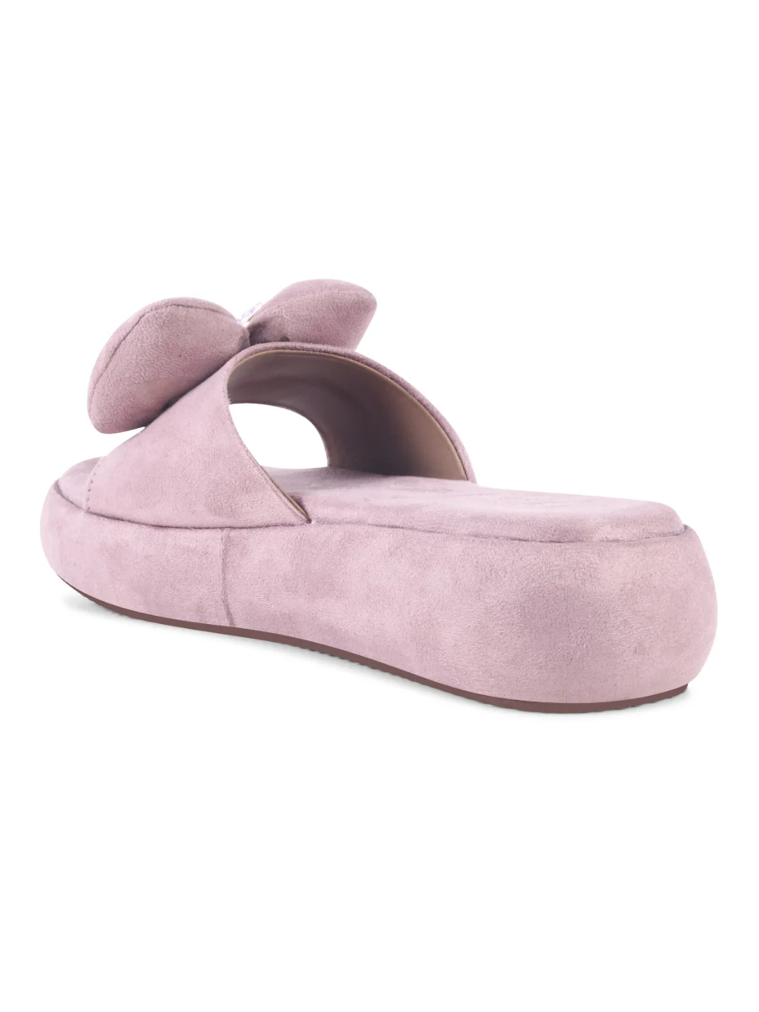 Bow Accent Plush Slides - Image 19