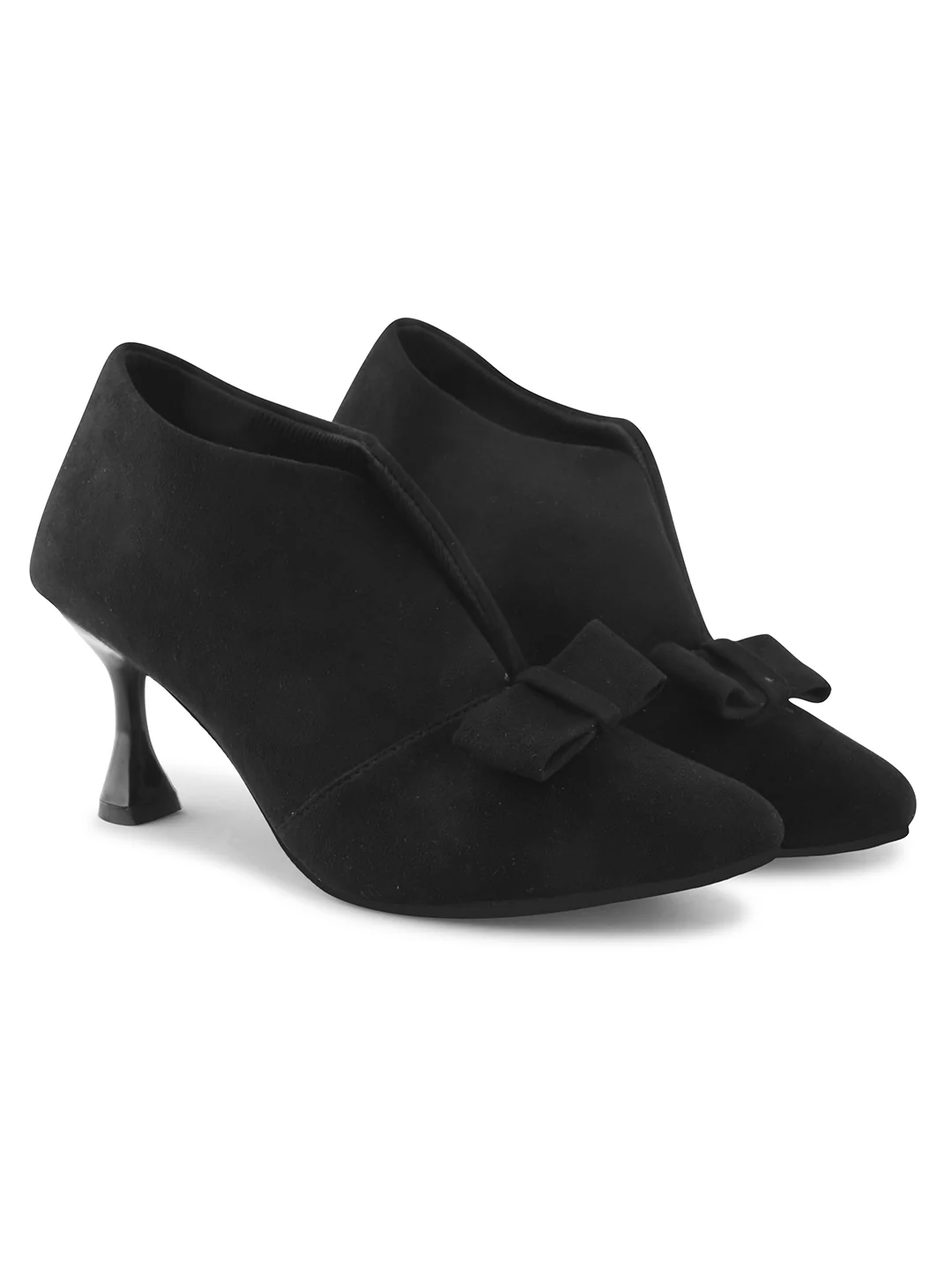 Jm Looks Women's Bow Detail V-Cut Heels - Image 12