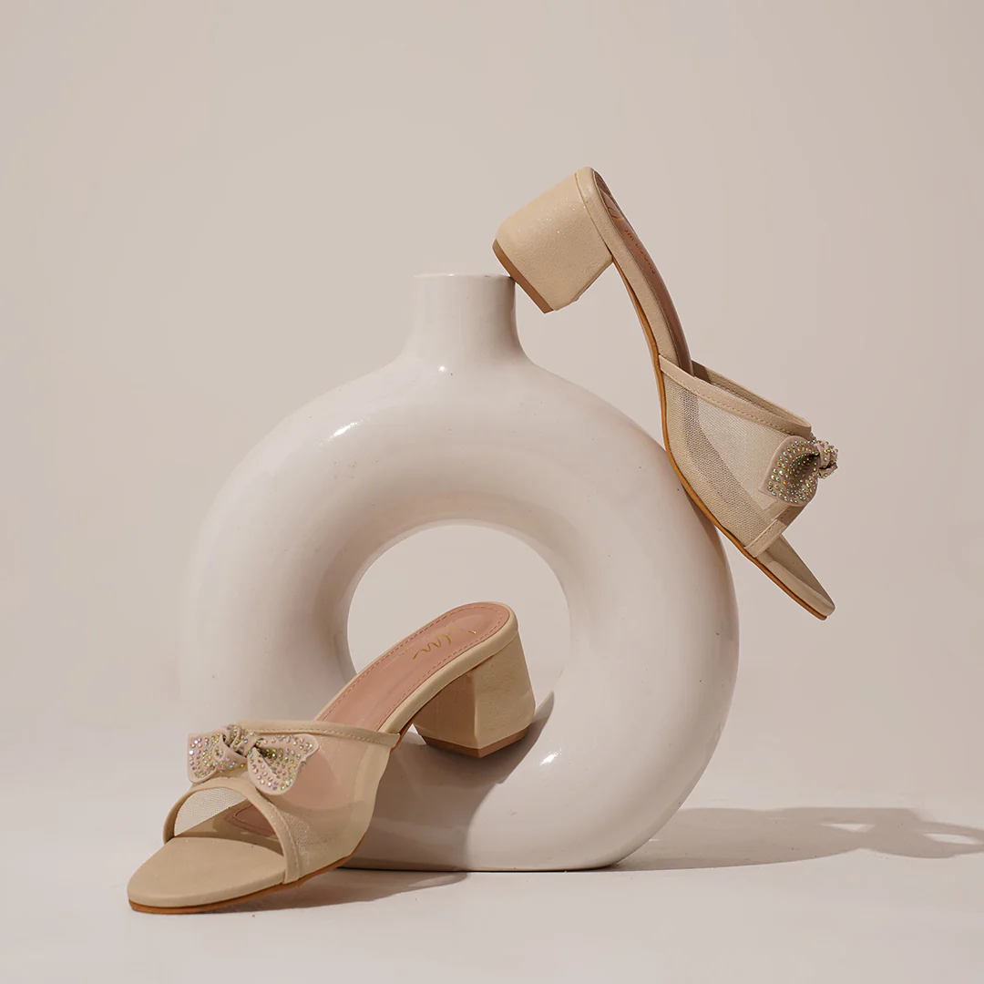 Bow Detail Block Heels - Image 12
