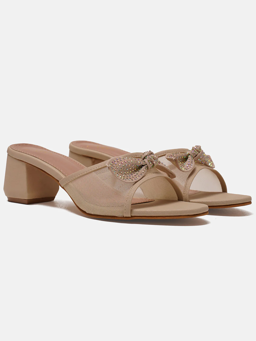 Bow Detail Block Heels - Image 13