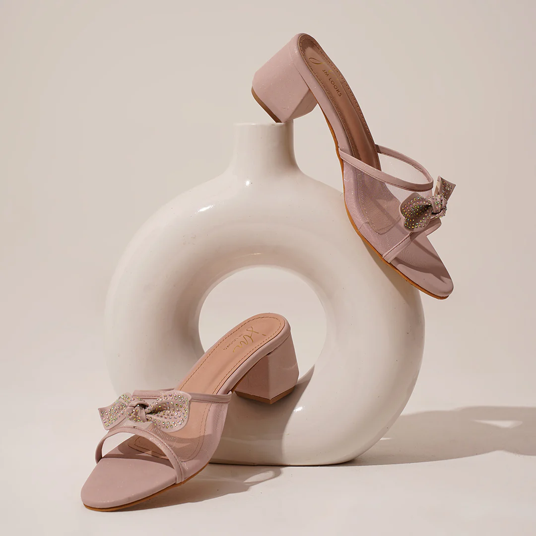 Bow Detail Block Heels - Image 19