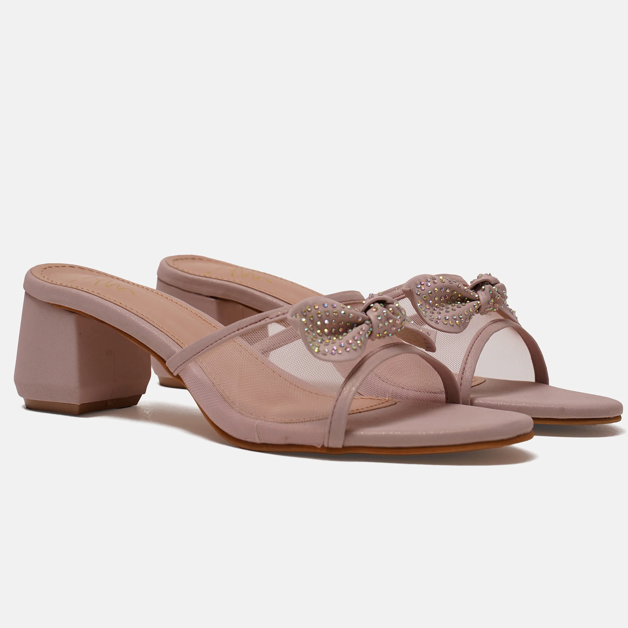 Bow Detail Block Heels - Image 20