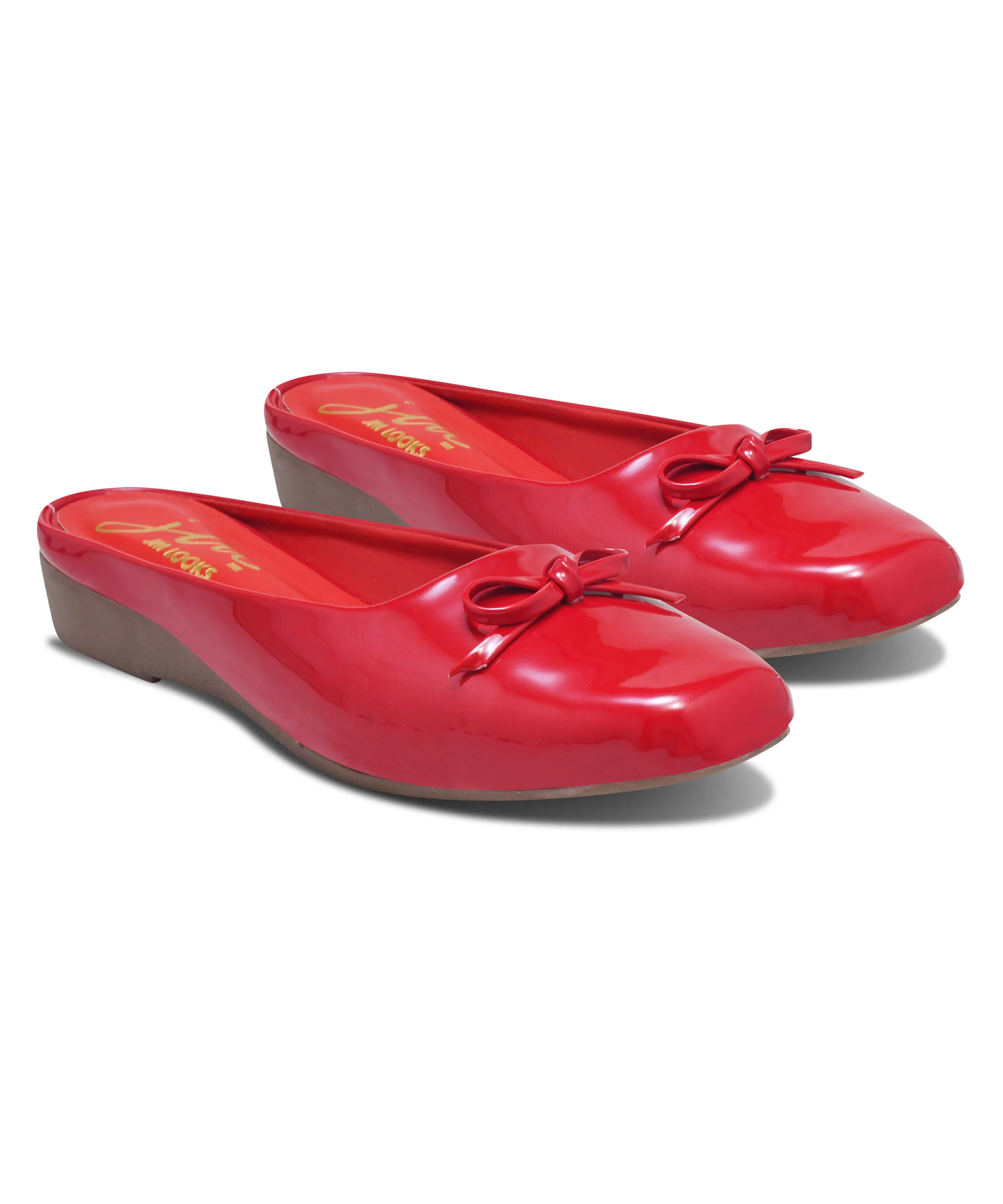 Bow Detail Slip-On Wedge Mules - Image 23