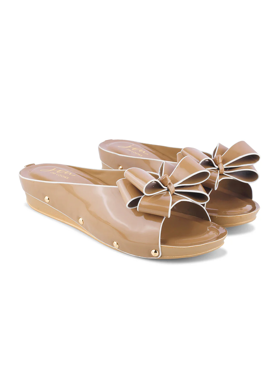 Bow Detail Slip-On Wedge Sandals - Image 17