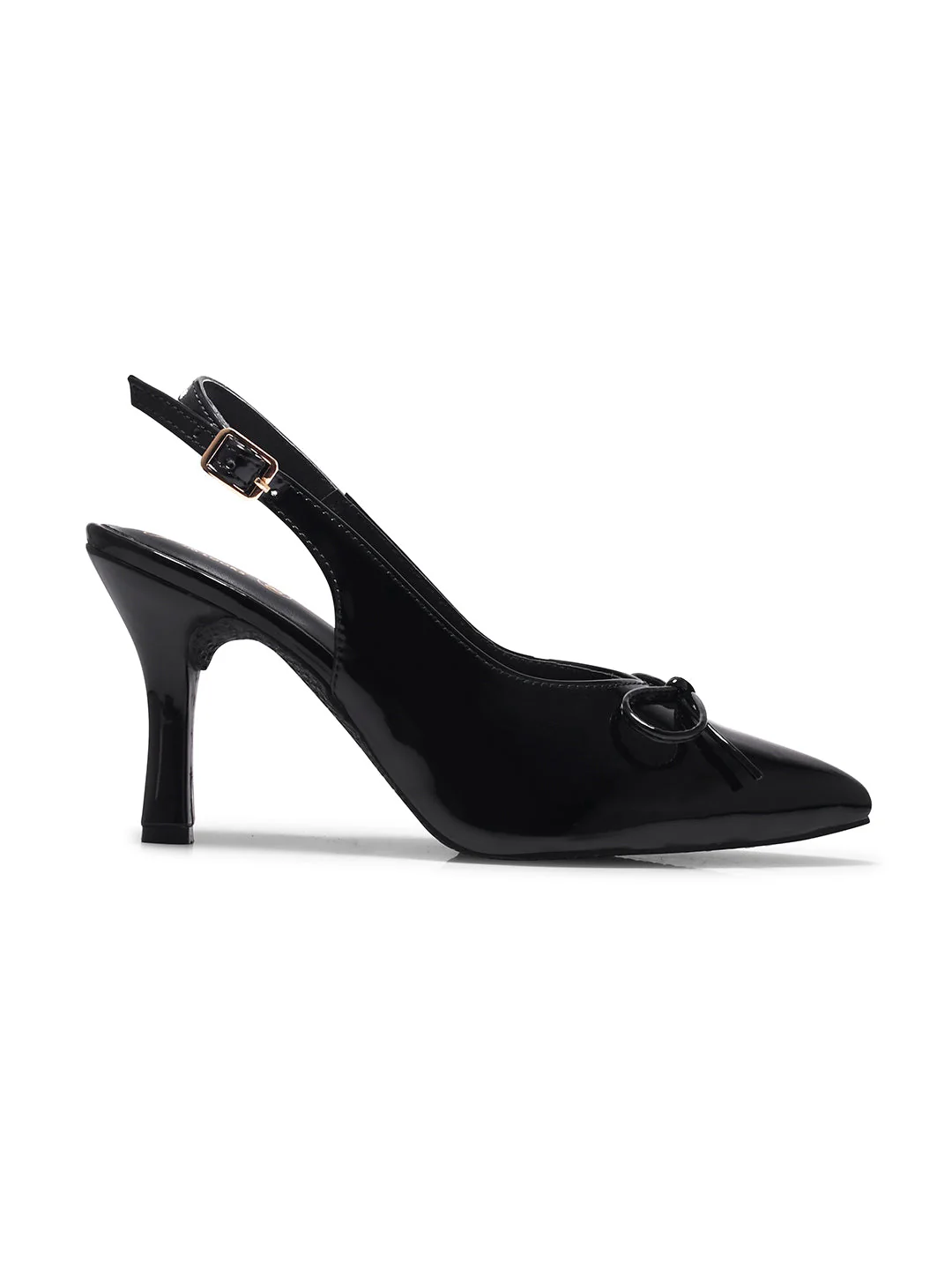 Bow Slingback Stiletto Heels Pointed Toe - Image 14