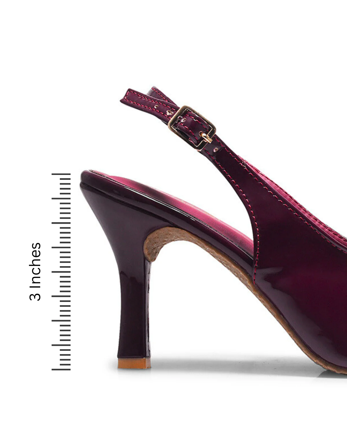 Bow Slingback Stiletto Heels Pointed Toe - Image 5