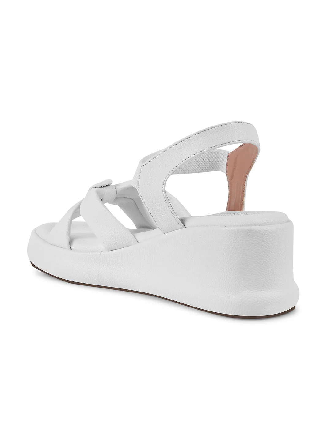 JM Looks Platform Wedge Sandals with Bow - Image 12
