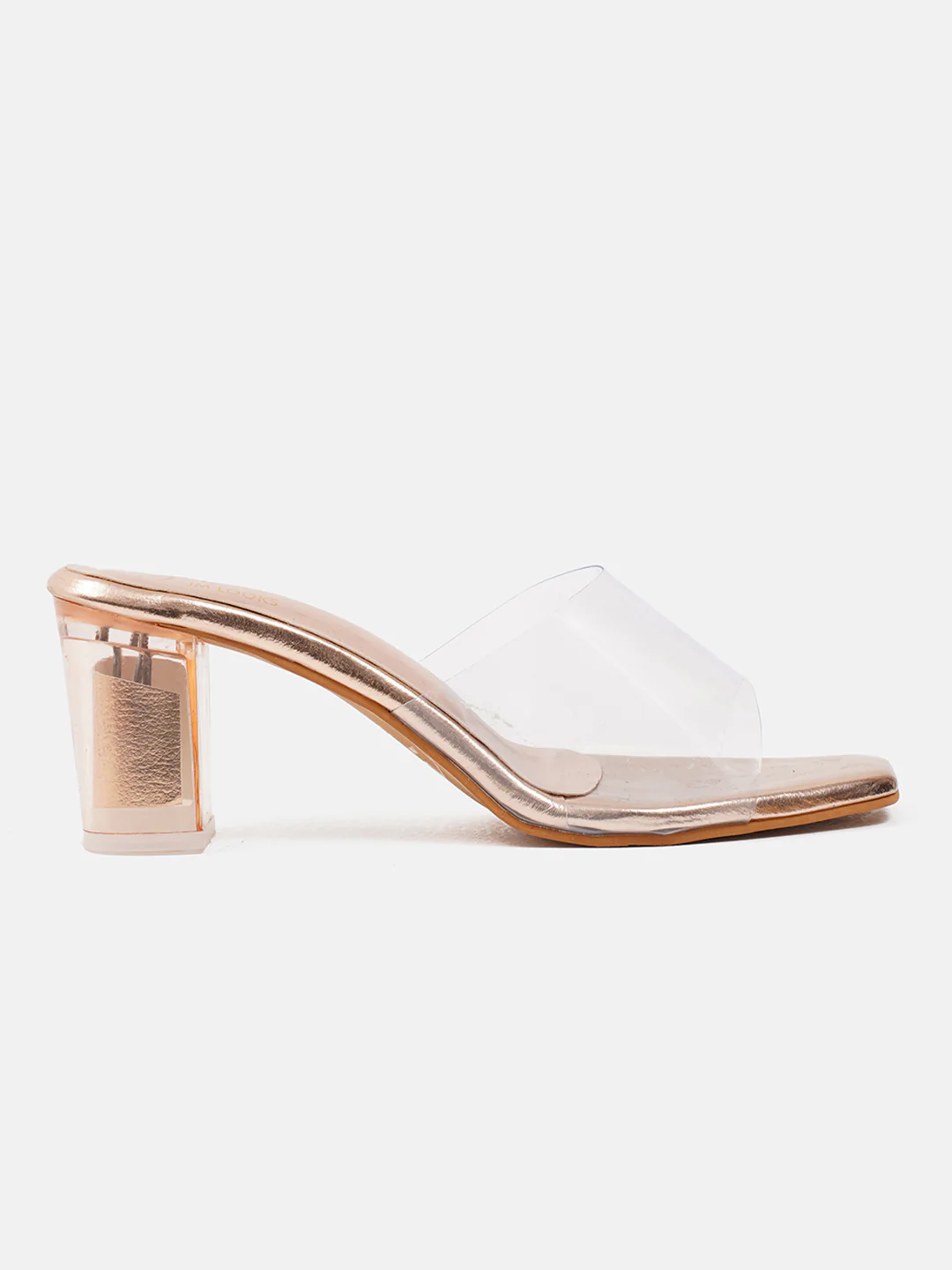 Jm Looks Clear Strap Block Heels for Women & Girls - Image 11
