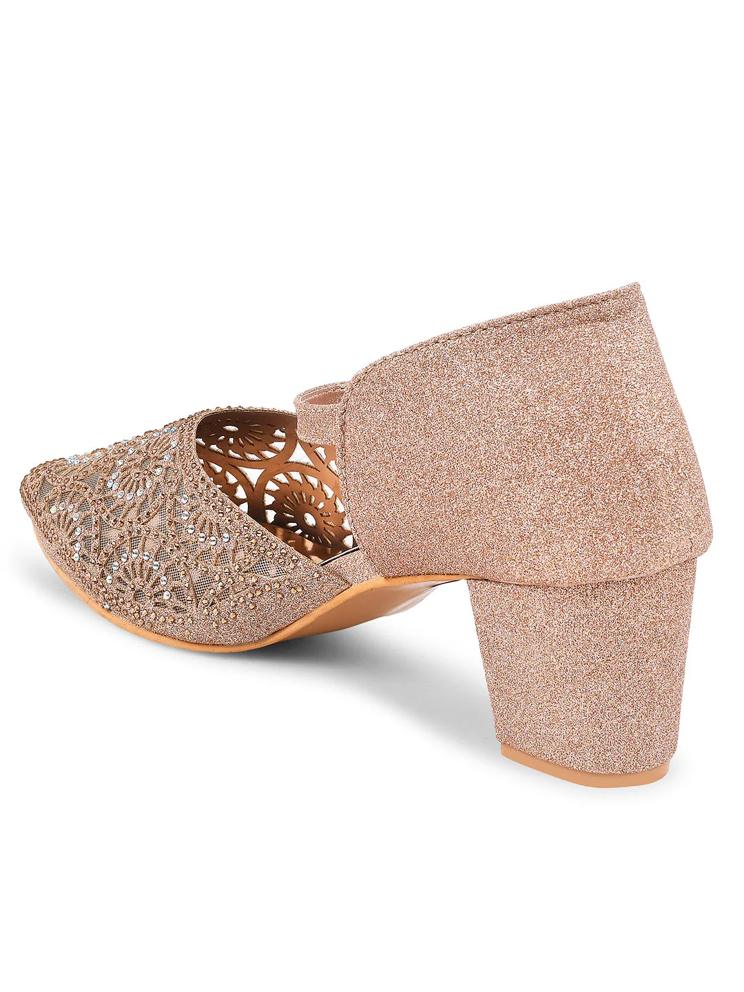 Buckle Strap Mules Block Heel - Image 17
