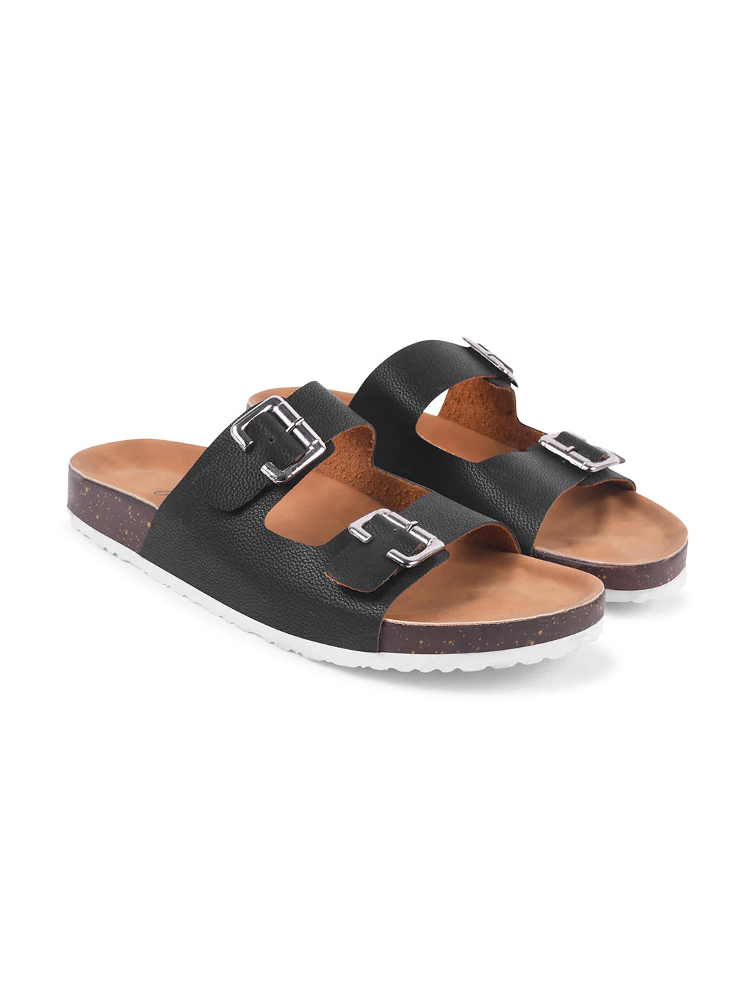 JM Looks Adjustable Buckle Footbed Slides - Image 11