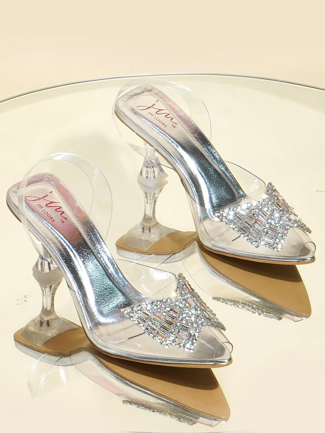 Butterfly Brooch Transparent Vinyl Heels - Image 12