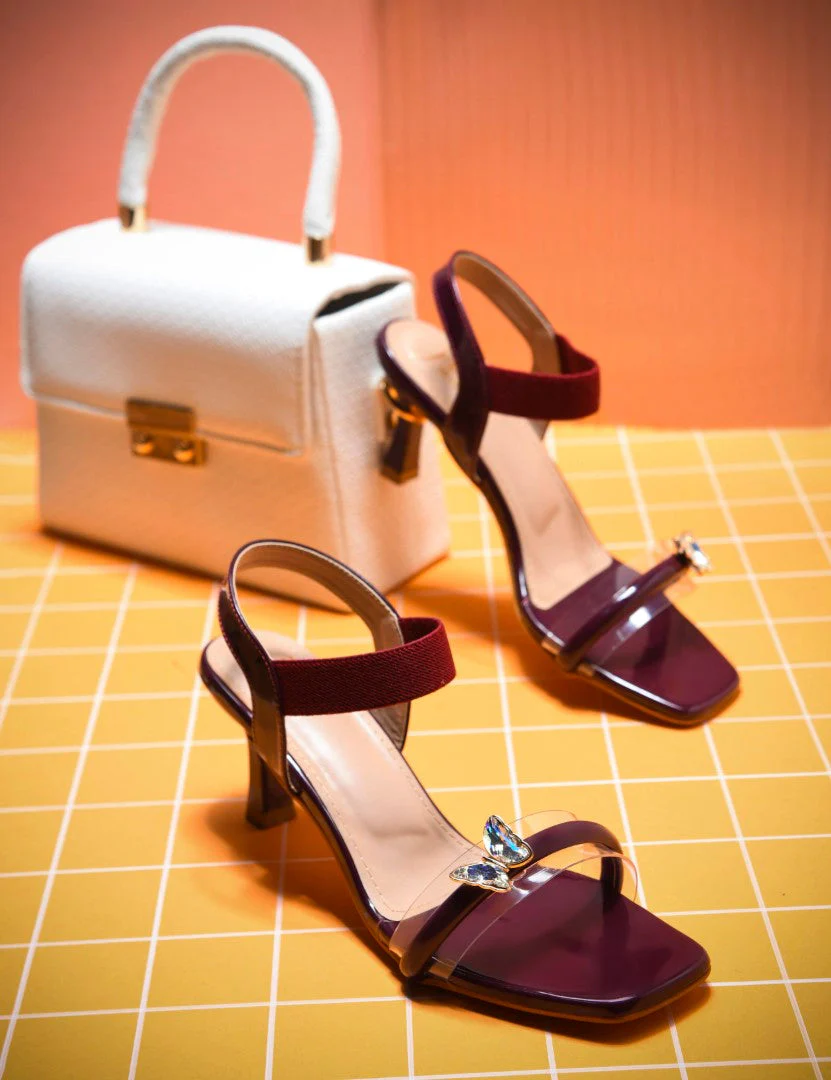 Jm Looks Butterfly Embellished Heel Sandals - Image 11